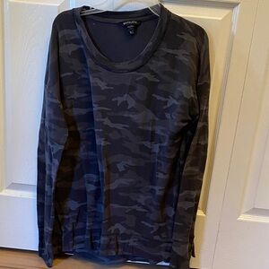 Athleta Gray Camouflage Sweatshirt